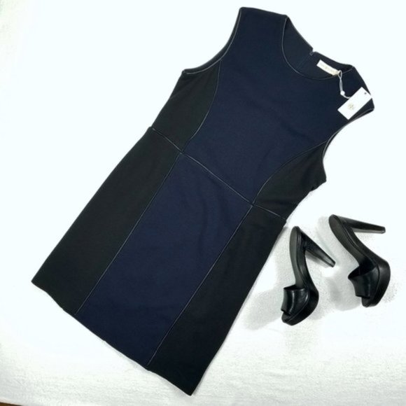Tory Burch Knit Wool Dress, Blue, New w/Tag, XL - Picture 2 of 5